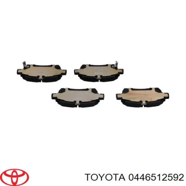 Купить 0446512592 Toyota Колодки тормозные