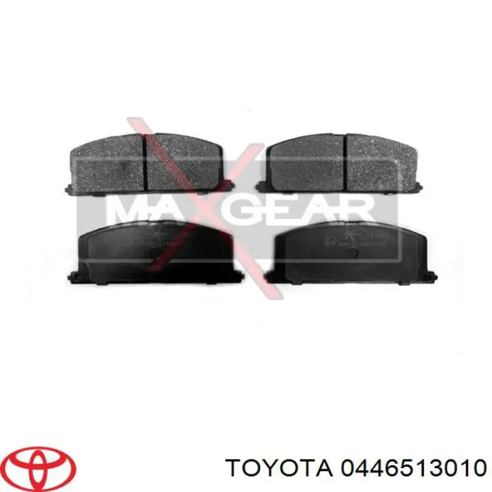 Купить 0446513010 Toyota Колодки тормозные