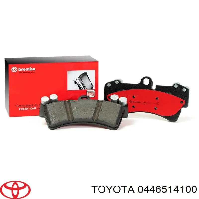 Передние тормозные колодки 0446514100 Toyota