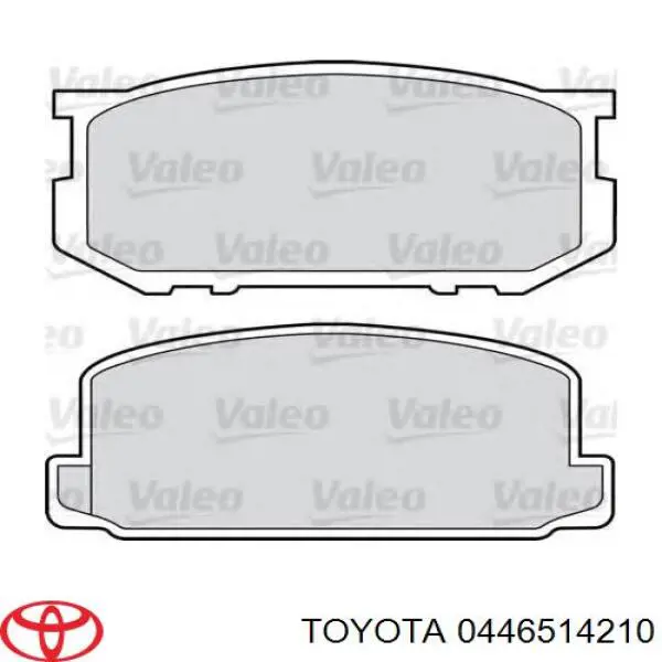 Колодки Toyota 0446514210 цена, от 15.01 USD