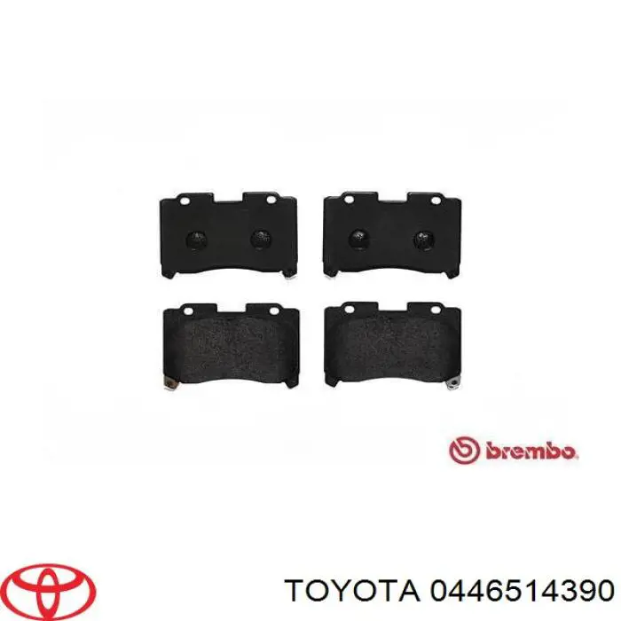 Тормозные колодки Toyota 0446520100