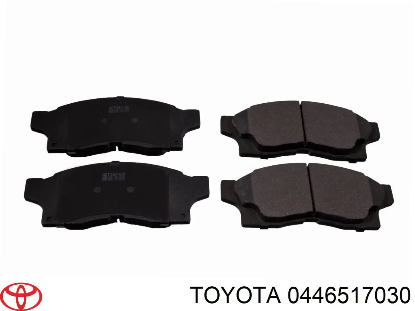 0446517030 Toyota передние тормозные колодки