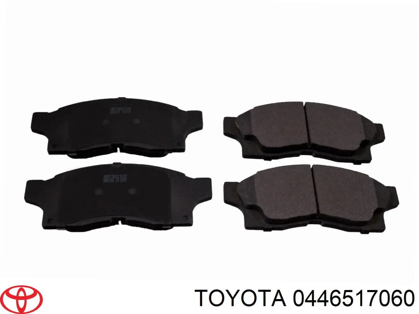 0446517060 Toyota передние тормозные колодки