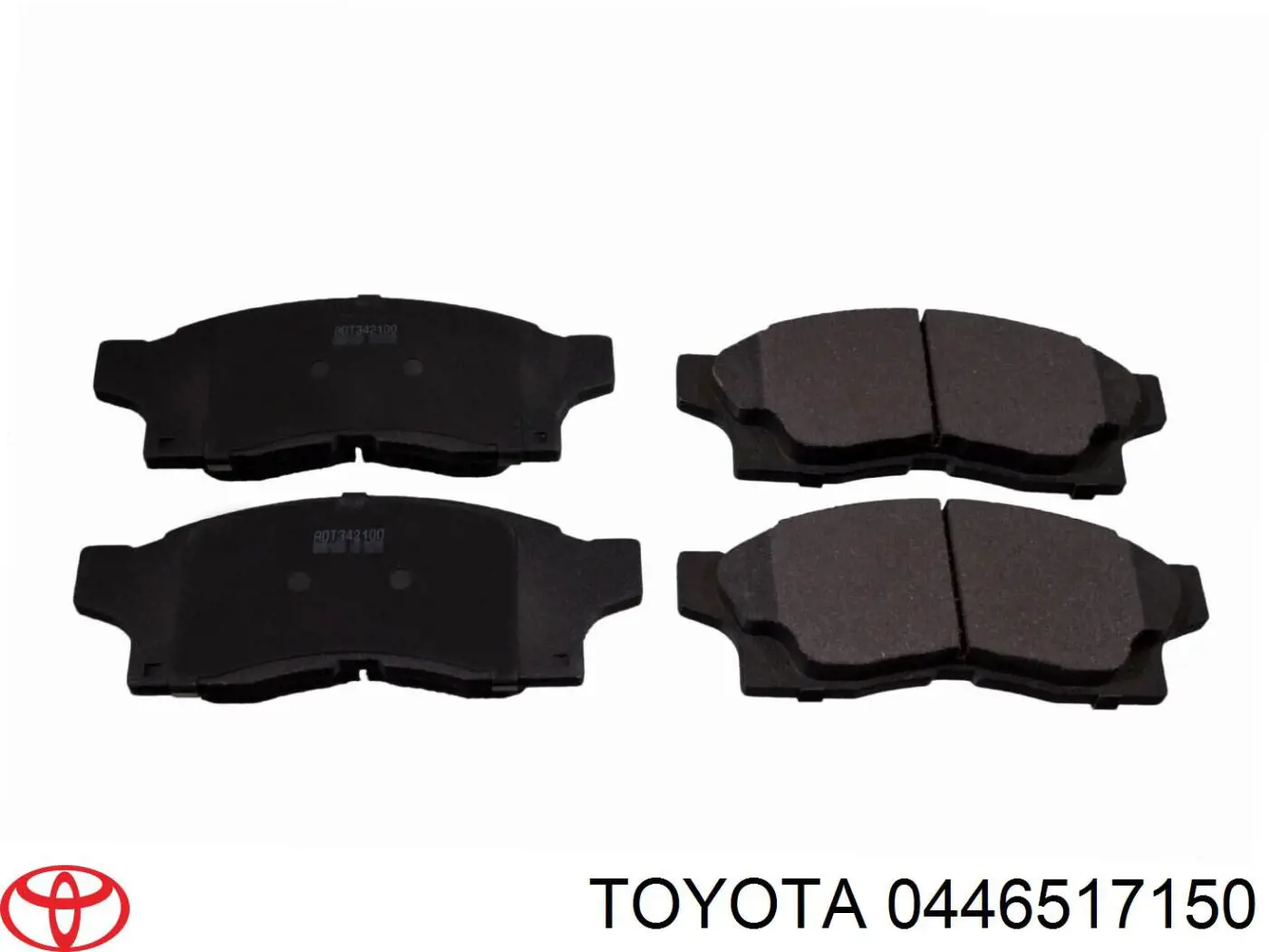 0446517150 Toyota передние тормозные колодки