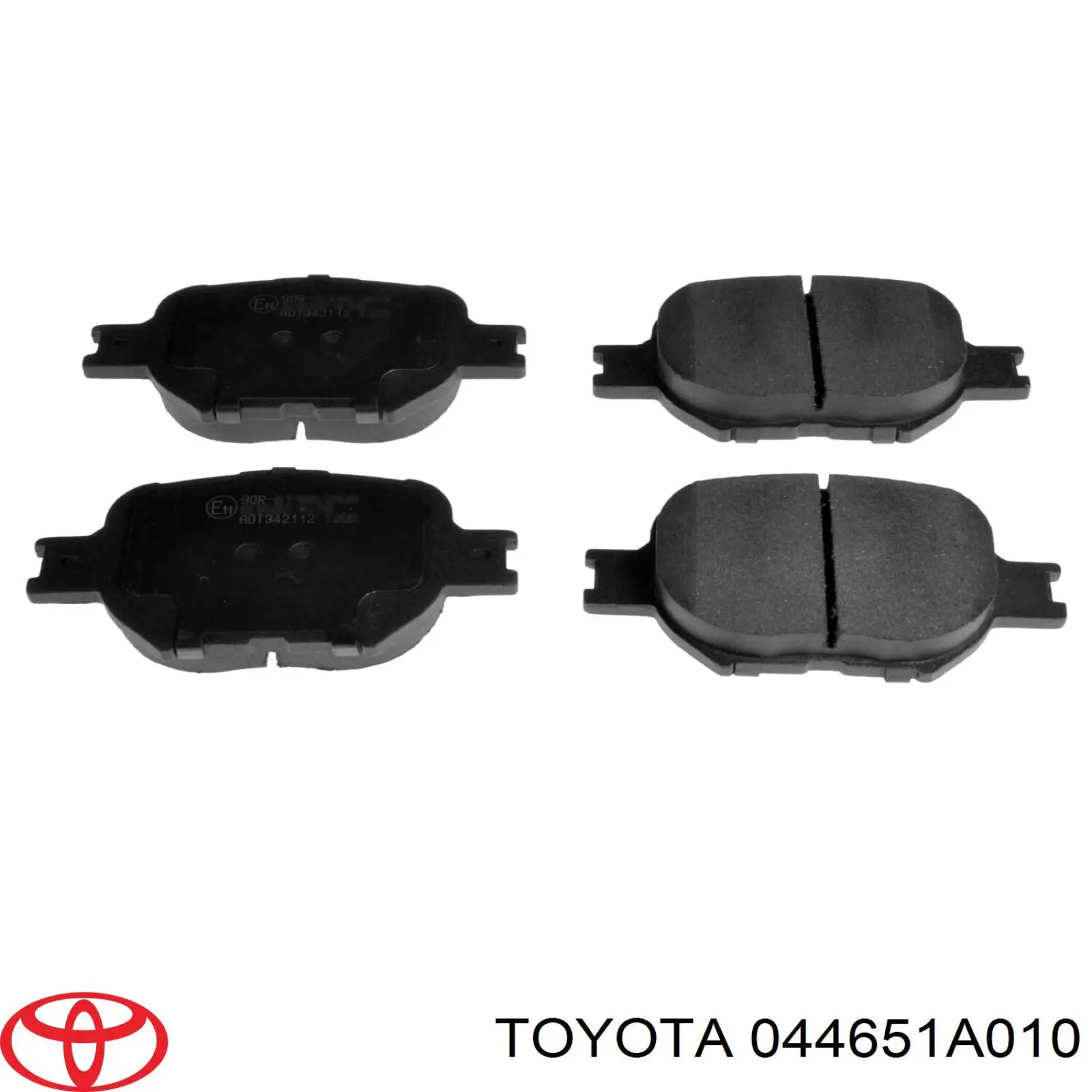 Передние тормозные колодки 044651A010 Toyota