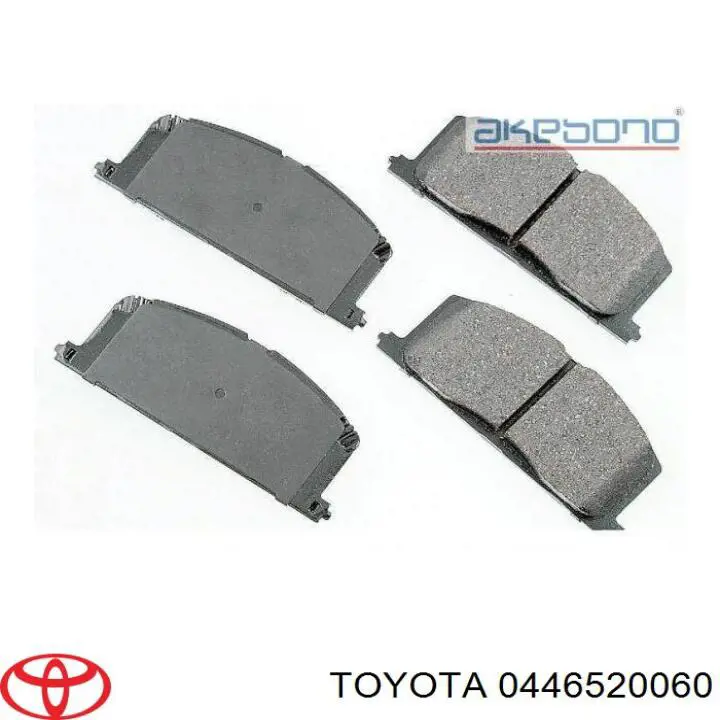 0446520060 Toyota передние тормозные колодки