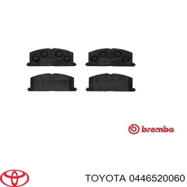 Колодки Toyota 0446520060 цена, от 14.90 USD