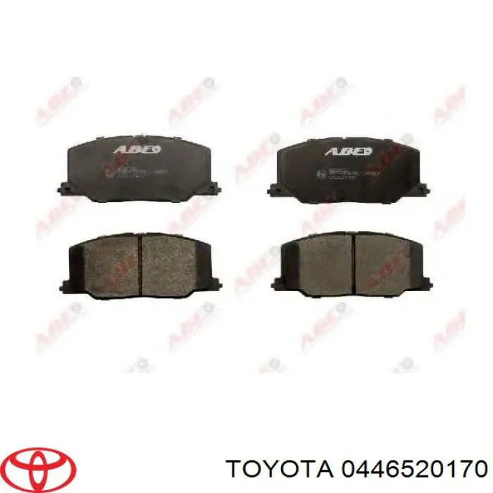 0446520170 Toyota Колодки передние