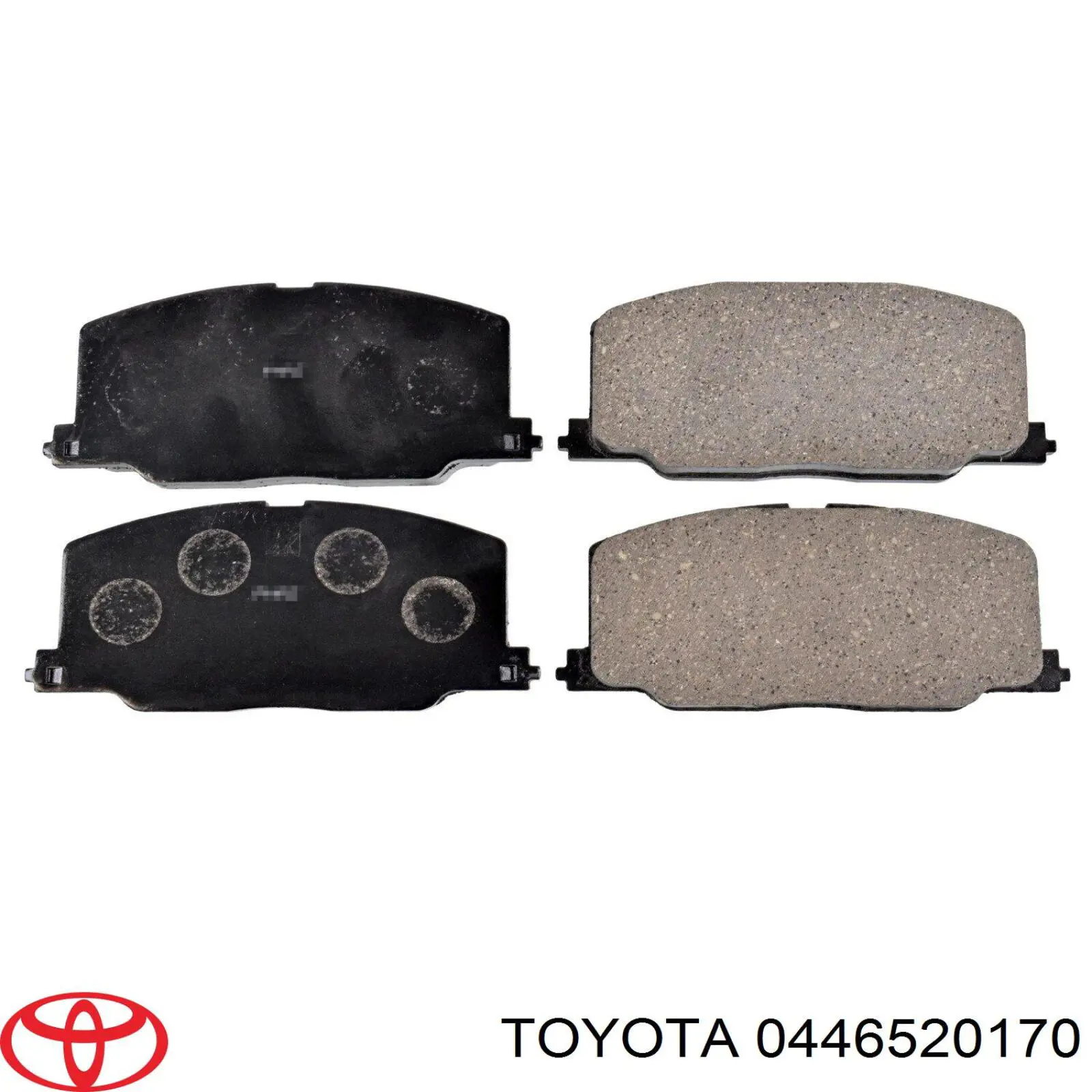 Купить 0446520170 Toyota Колодки тормозные
