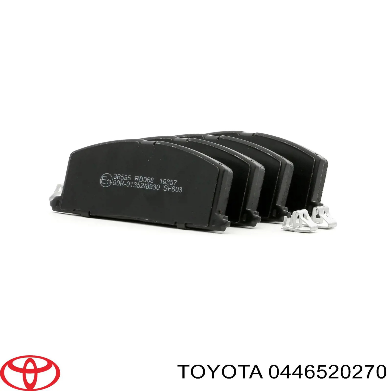 Колодки Toyota 0446520270 цена, от 14.49 USD