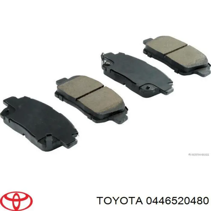 0446520480 Toyota передние тормозные колодки