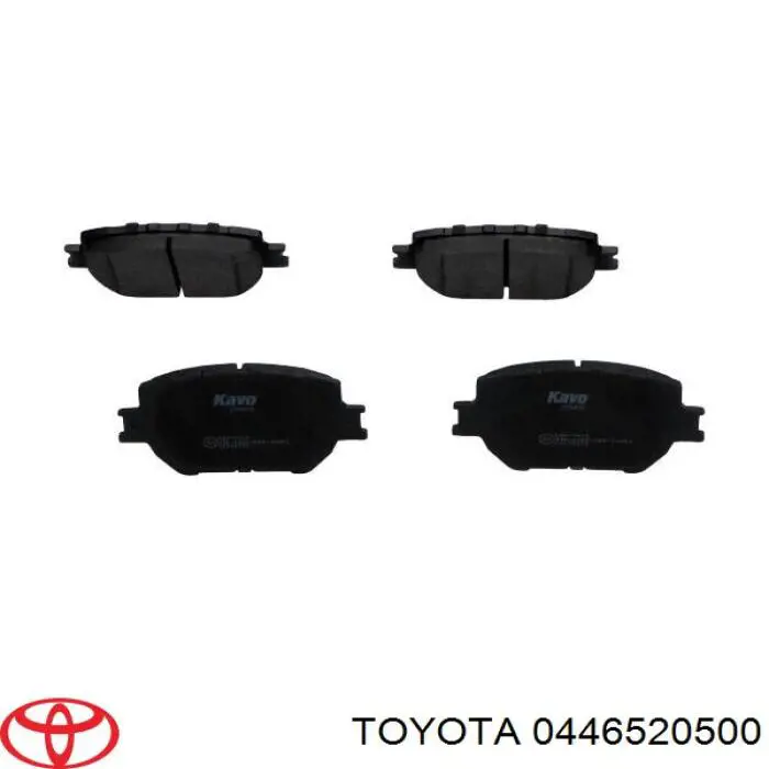 Колодки Toyota 0446520500 цена, от 19.07 USD