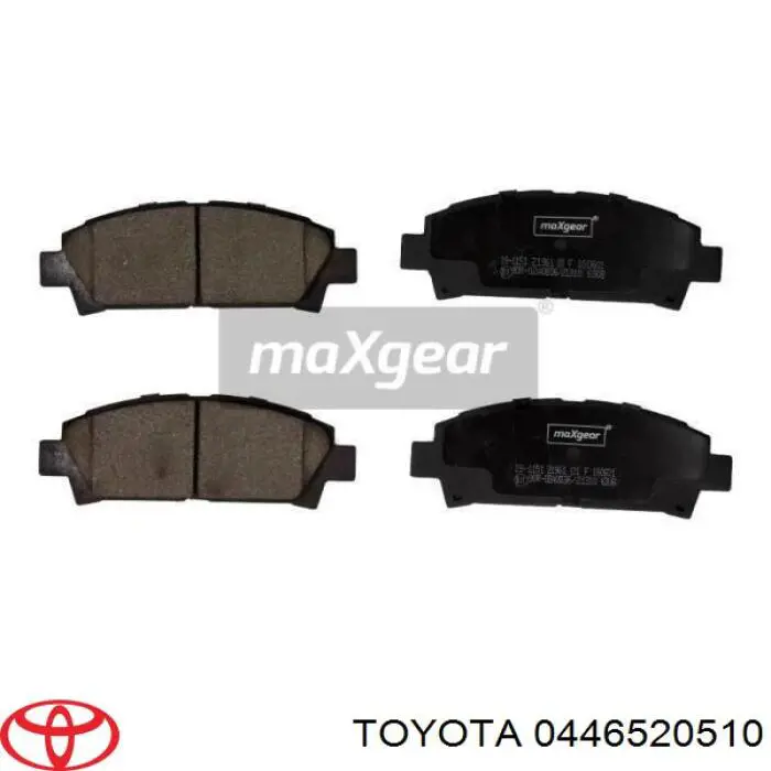 Колодки Toyota 0446520510 цена, от 17.83 USD