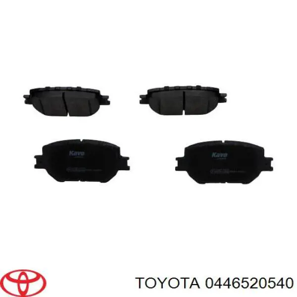 Тормозные колодки Toyota 0446520540