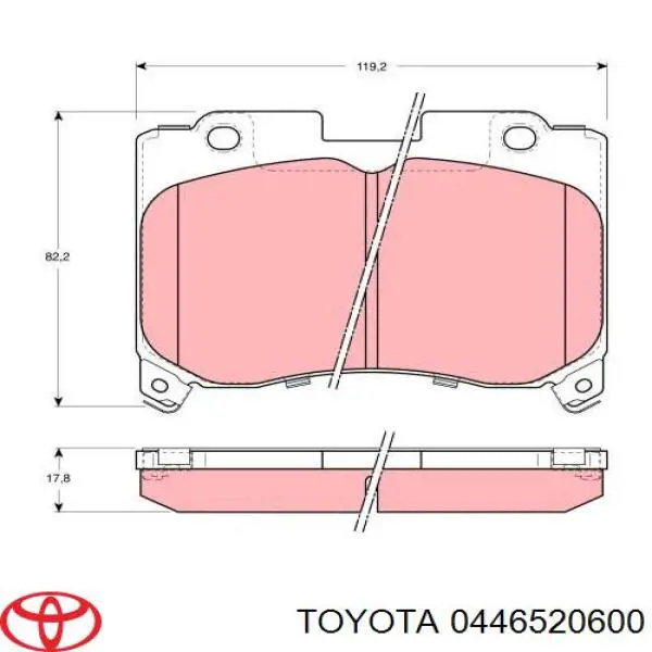 0446520600 Toyota 