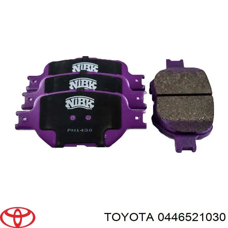 0446521030 Toyota Колодки передние