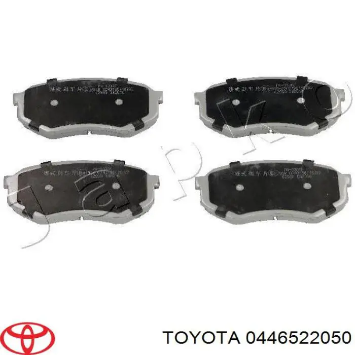 Передние тормозные колодки 0446522050 Toyota