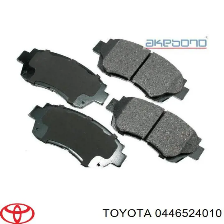 Передние тормозные колодки 0446524010 Toyota