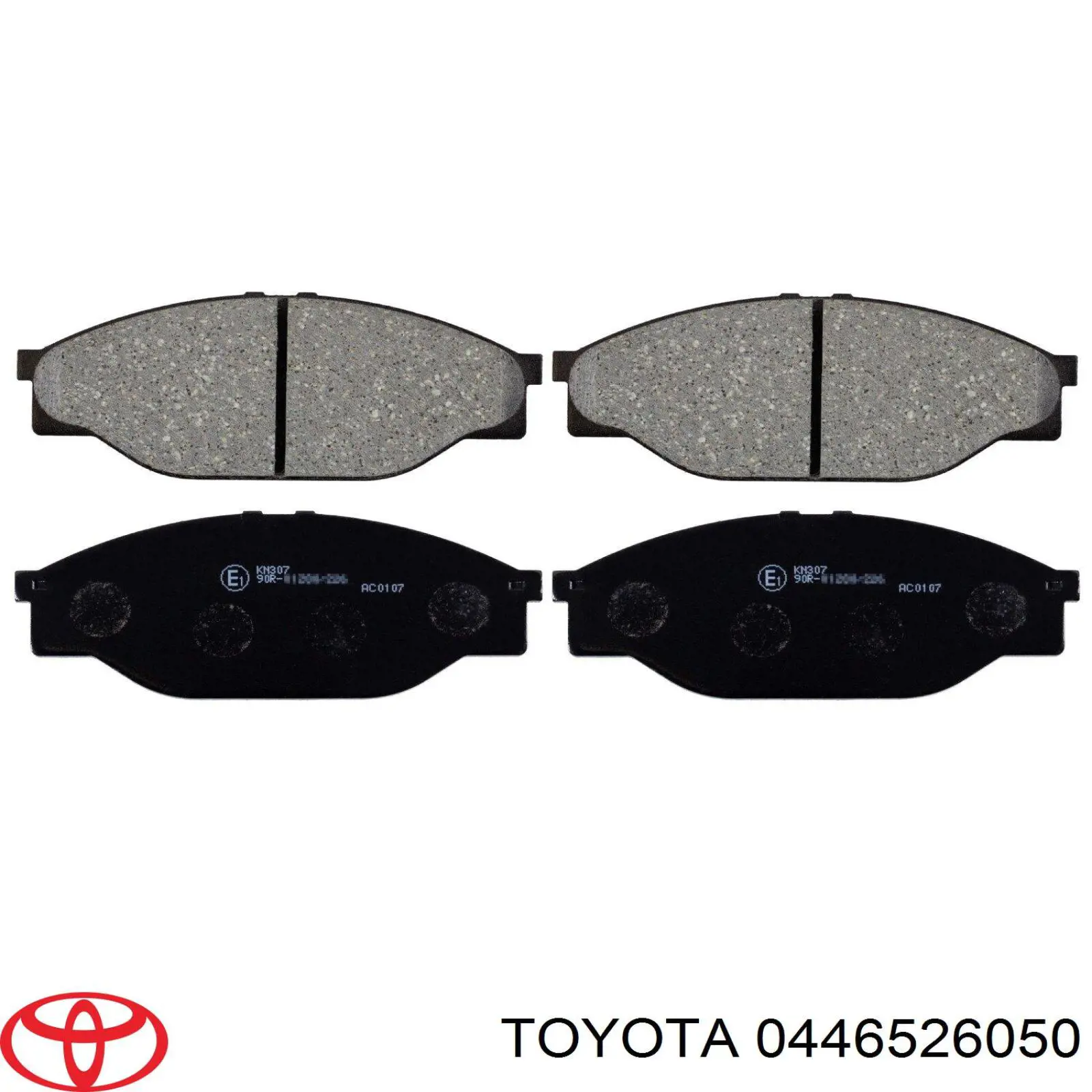 0446526050 Toyota колодки тормозные передние дисковые