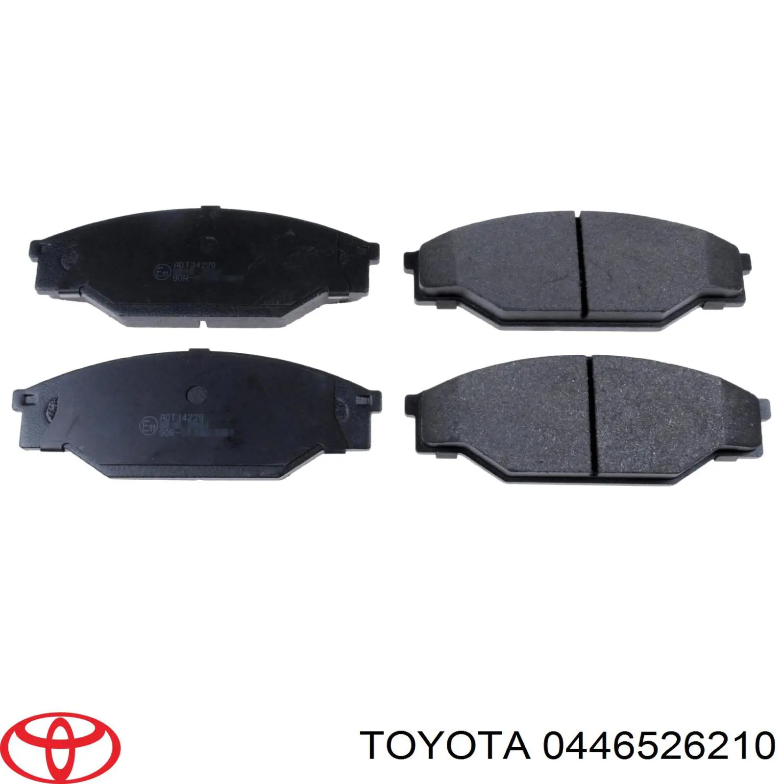 Передние тормозные колодки 0446526210 Toyota