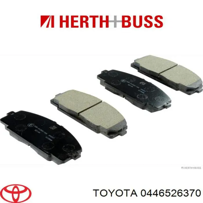 Тормозные колодки Toyota 0446526370