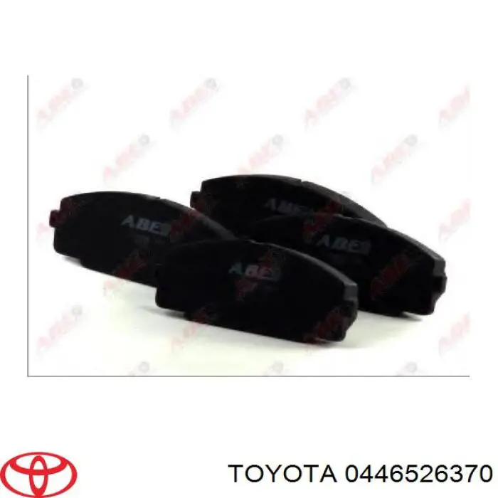 Передние тормозные колодки 0446526370 Toyota