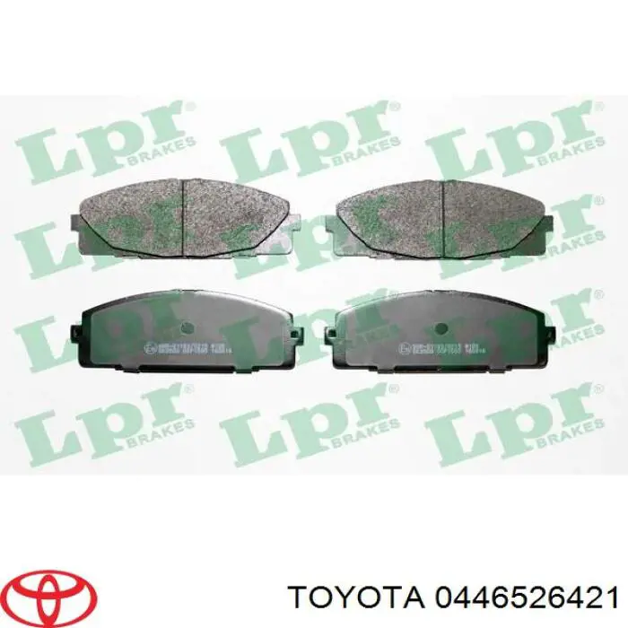0446526421 Toyota Колодки передние
