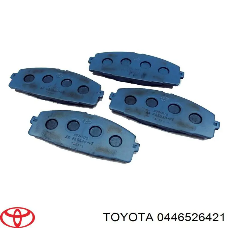 0446526421 Toyota колодки тормозные передние дисковые