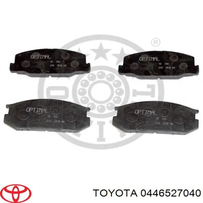 0446527040 Toyota Колодки передние