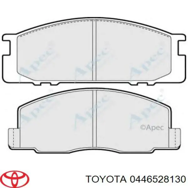 Купить 0446528130 Toyota Колодки тормозные
