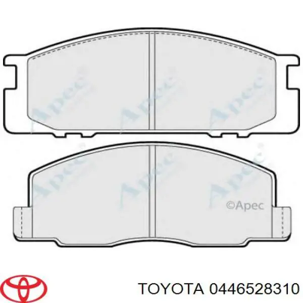0446528310 Toyota передние тормозные колодки