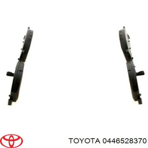 Купить 0446528370 Toyota Колодки тормозные