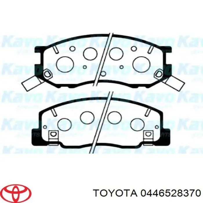 Колодки Toyota 0446528370 цена, от 13.94 USD