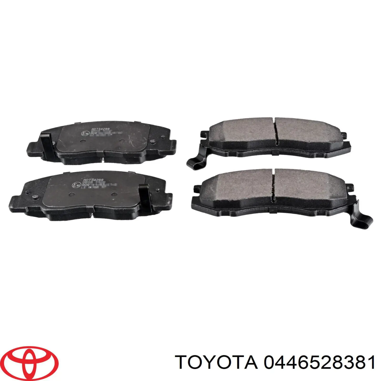 0446528381 Toyota передние тормозные колодки