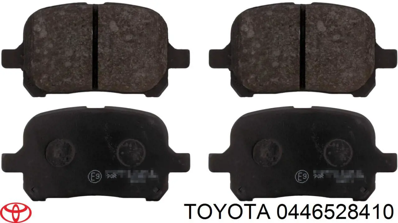 Передние тормозные колодки 0446528410 Toyota