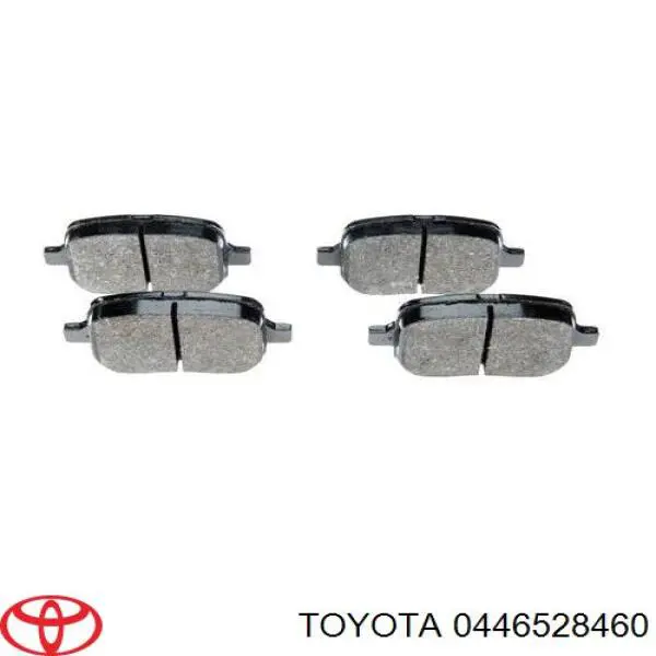 Передние тормозные колодки 0446528460 Toyota