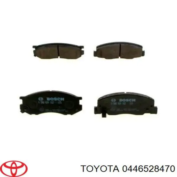 Передние тормозные колодки 0446528470 Toyota