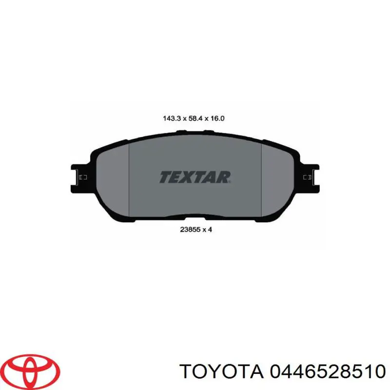 Колодки Toyota 0446528510 цена, от 15.82 USD