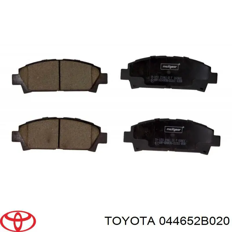 Купить 044652B020 Toyota Колодки тормозные