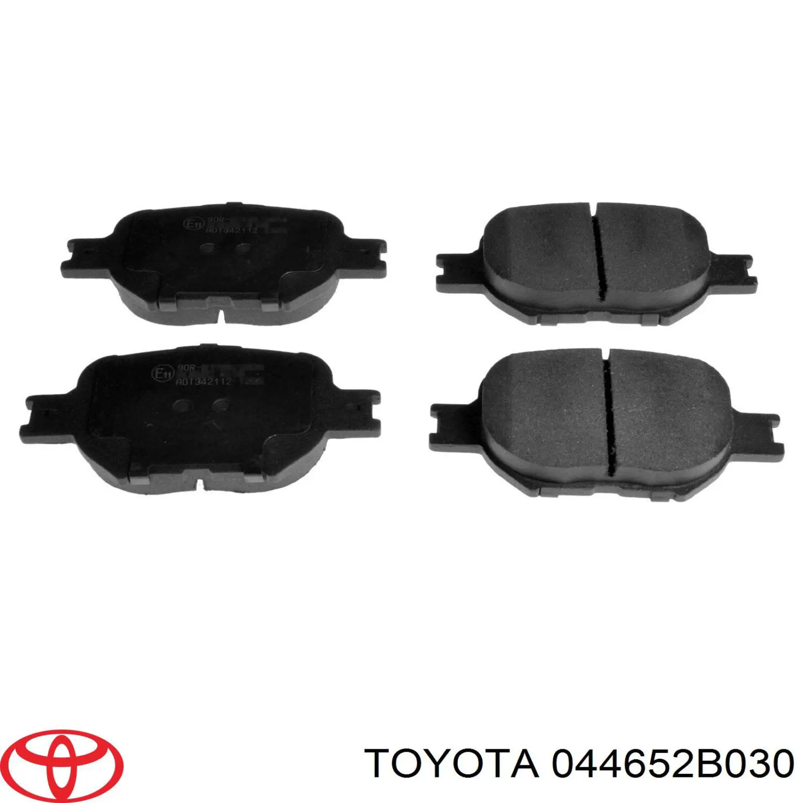 044652B030 Toyota колодки тормозные передние дисковые