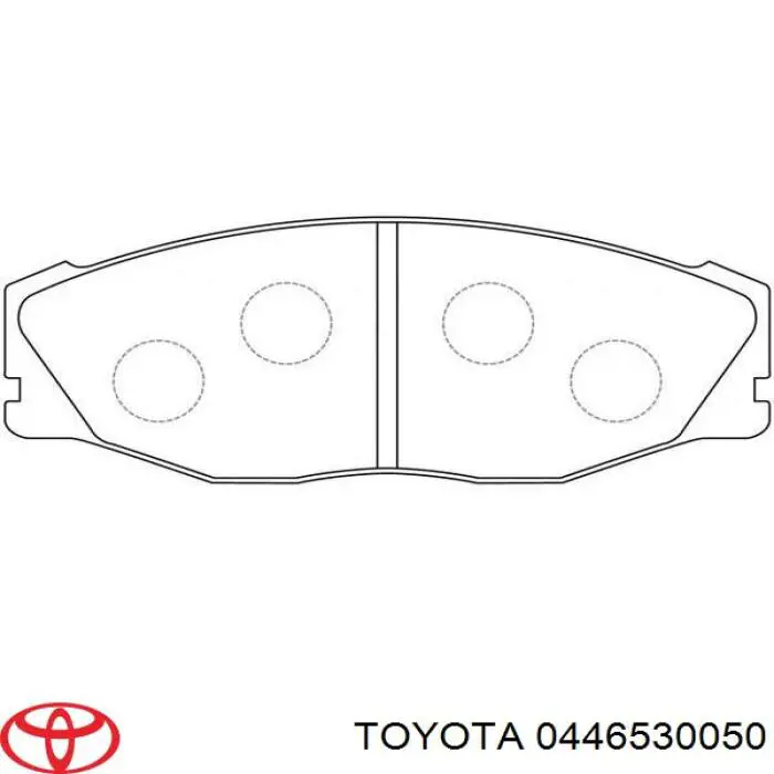 0446530050 Toyota передние тормозные колодки