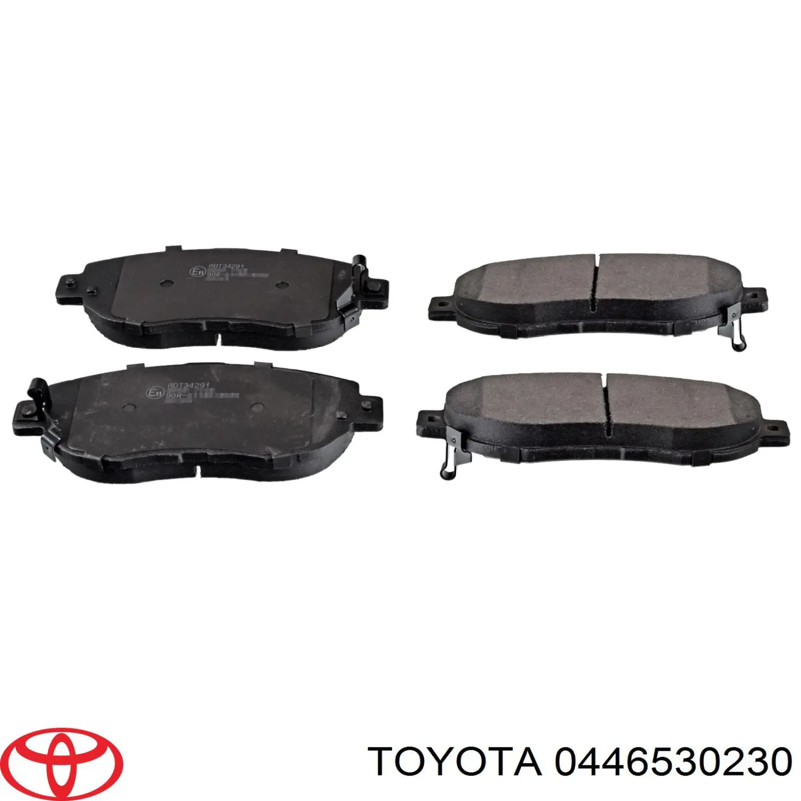 Колодки Toyota 0446530230 цена, от 25.34 USD