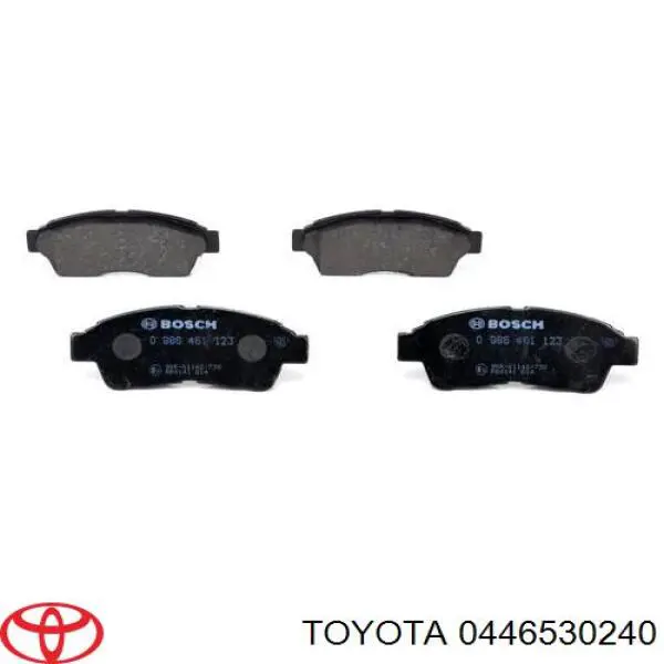Колодки Toyota 0446530240 цена, от 18.11 USD