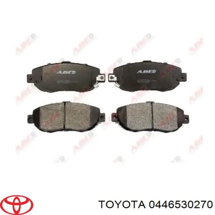 Передние тормозные колодки 0446530270 Toyota