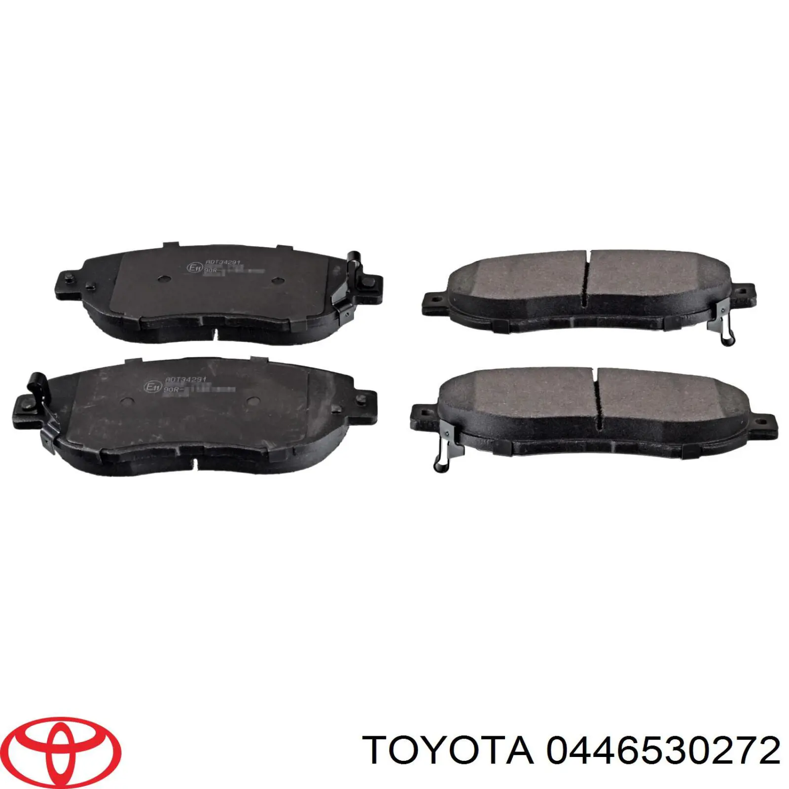 Купить 0446530272 Toyota Колодки тормозные