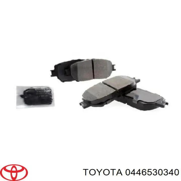 Купить 0446530340 Toyota Колодки тормозные