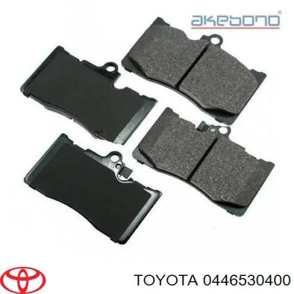 0446530400 Toyota передние тормозные колодки