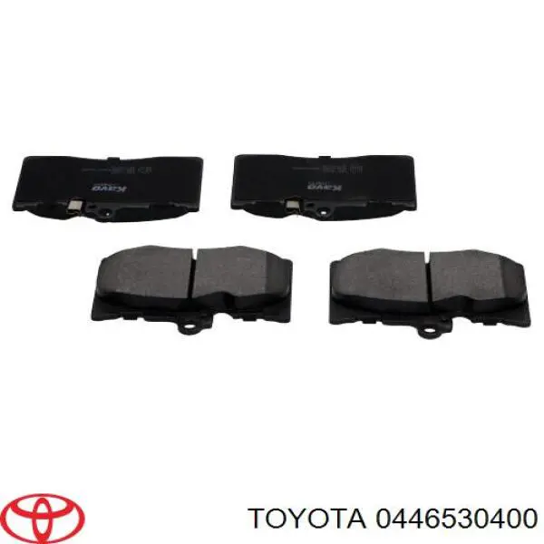 Купить 0446530400 Toyota Колодки тормозные