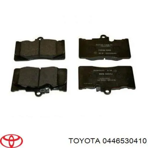 0446530410 Toyota колодки тормозные передние дисковые