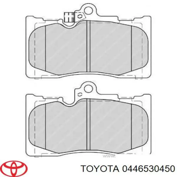 Передние тормозные колодки 0446530450 Toyota
